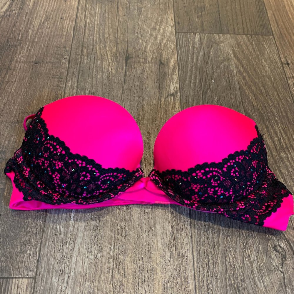 VICTORIA'S SECRET | Miraculous Plunge Bra | Pink